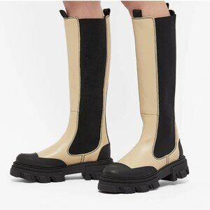 GANNI HIGH LEG CHELSEA BOOT